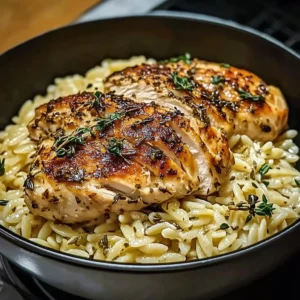 Slow Cooker Parmesan Herb Chicken & Orzo 30 Minutes Easy Delicious