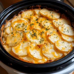 Slow Cooker Scalloped Potatoes 4 Servings Ultimate Delicious