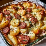 Smoked Sausage and Potato Bake 5 Steps Awesome Delicious