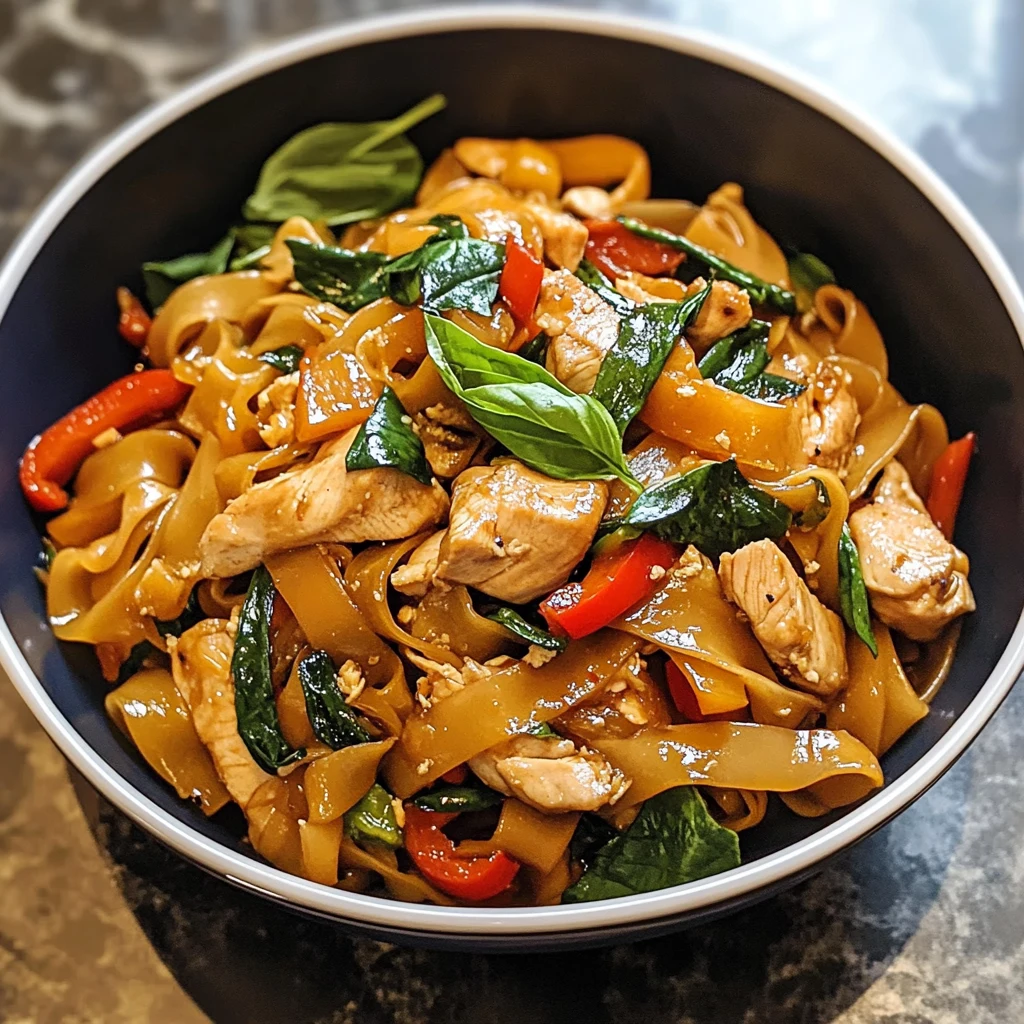 Spicy Drunken Noodles with Chicken: 30 Minutes to Delicious