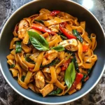 Spicy Drunken Noodles with Chicken: 30 Minutes to Delicious