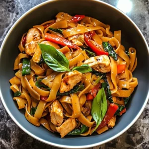 Spicy Drunken Noodles with Chicken: 30 Minutes to Delicious