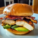 Spicy Grilled Chicken Avocado Sandwich 4 Servings Easy Delicious