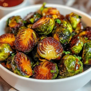 Spicy Sriracha Air Fryer Brussels Sprouts 15 Minutes Easy Delicious