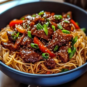 Sticky Beef Noodles 30 Minutes Easy Delicious