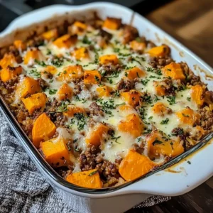 Sweet Potato and Ground Turkey Bake 30 Minutes Amazing
