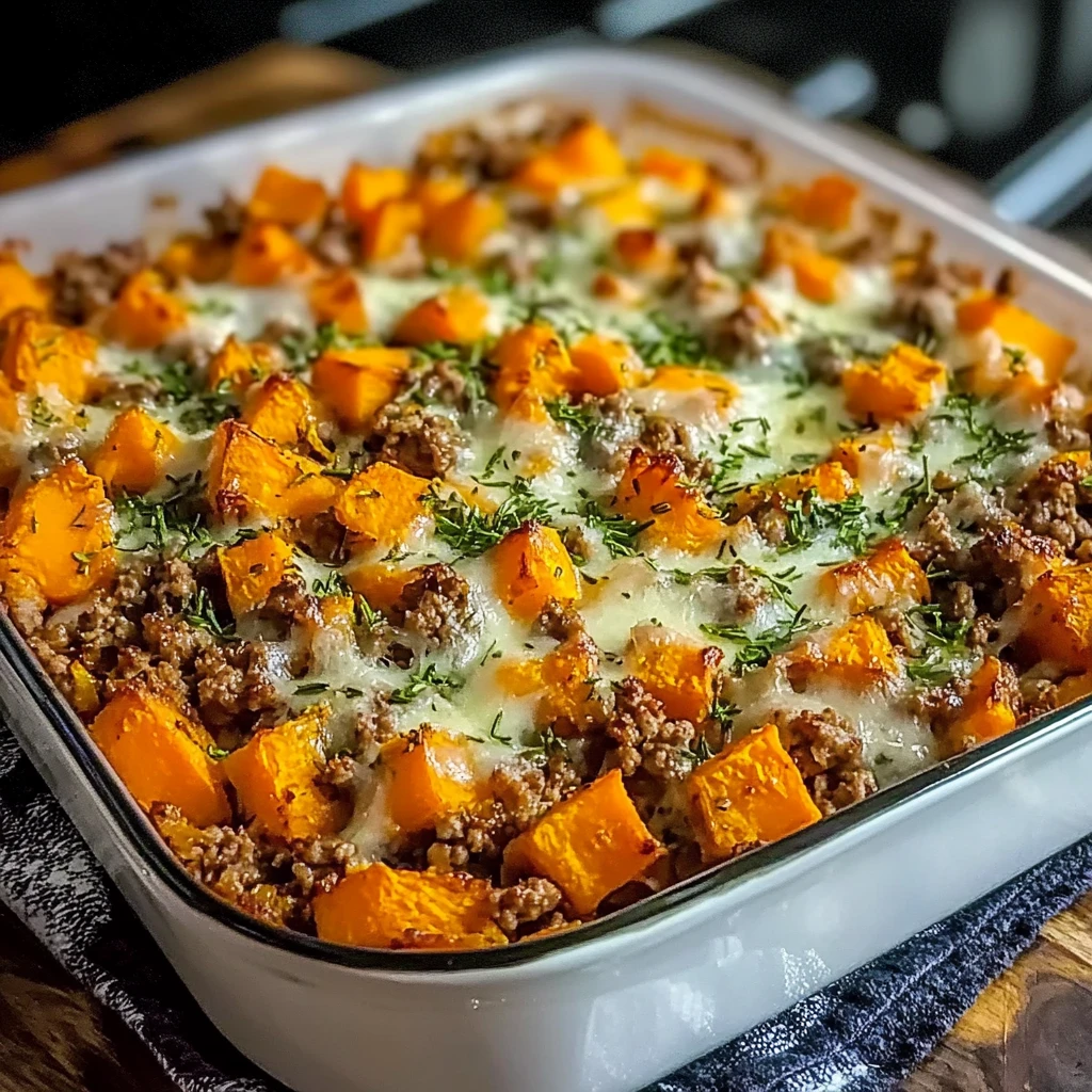 Sweet Potato and Ground Turkey Bake 30 Minutes Amazing
