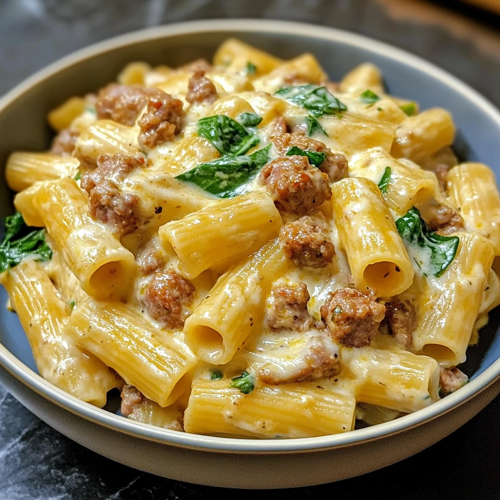 The Best Creamy Sausage Rigatoni 30 Minutes Awesome Delicious