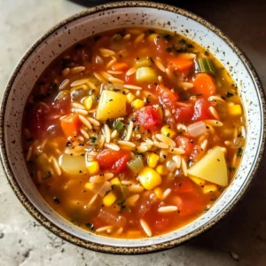 Vegetable Orzo Soup 30 Minutes Easy Delicious