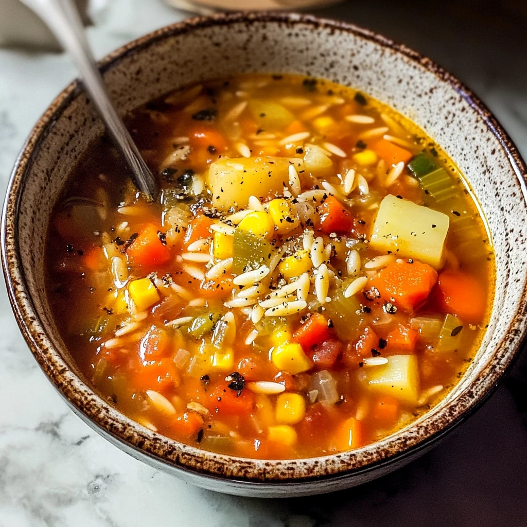 Vegetable Orzo Soup 30 Minutes Easy Delicious
