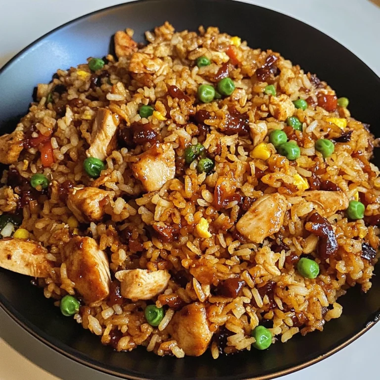 BBQ Chicken Fried Rice 5 Steps Ultimate Delicious