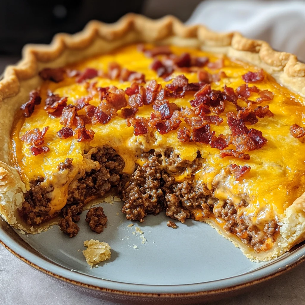 Bacon Cheeseburger Pie 30 Minutes Ultimate Delicious