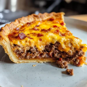 Bacon Cheeseburger Pie 30 Minutes Ultimate Delicious