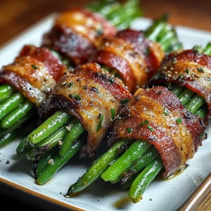 Bacon-Wrapped Green Bean Bundles 15 Minutes Perfectly Delicious