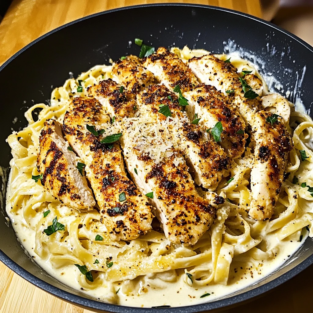 Blackened Cajun Chicken Alfredo 4 Servings Ultimate Delicious
