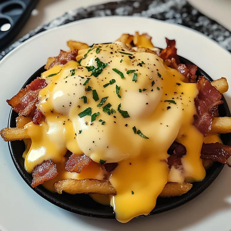 Breakfast Poutine with Hollandaise Sauce 4 Servings Awesome Delicious