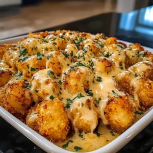 Cheddar Ranch Chicken Tater Tot Bake 30 Minutes Ultimate Delicious