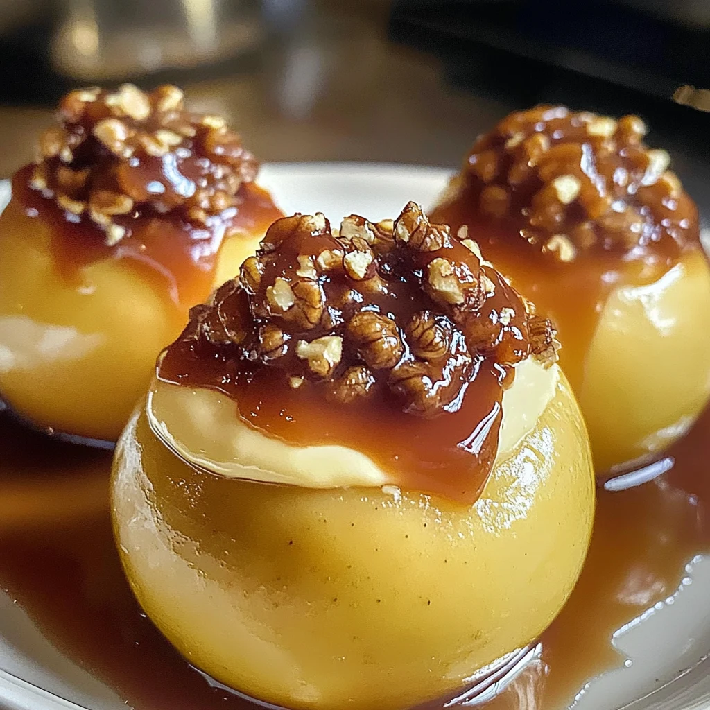 Cheesecake Stuffed Apples 4 Servings Easy Delicious