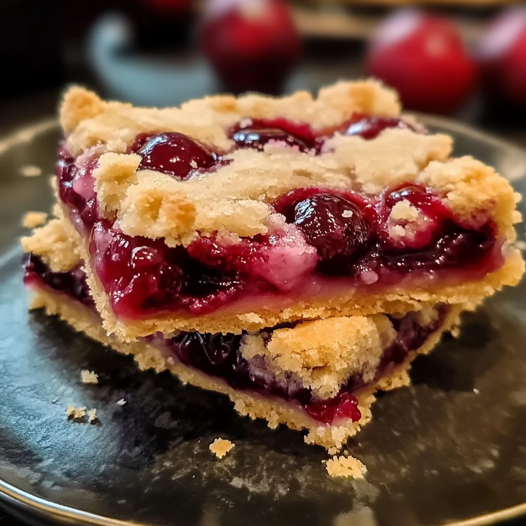 Cherry Pie Bars 30 Minutes Easy Delicious