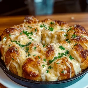 Chicken Alfredo Monkey Bread 5 Steps Ultimate Delicious