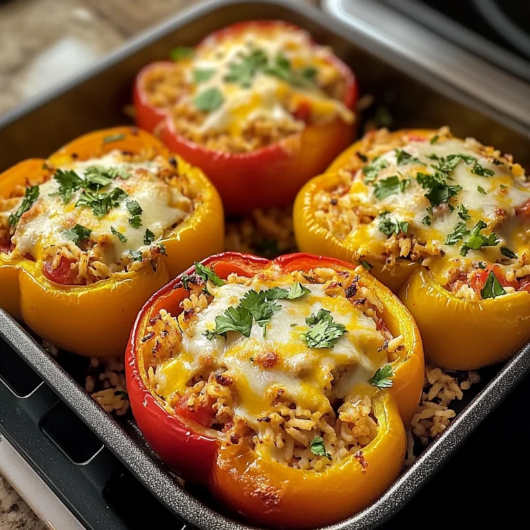 Chicken Stuffed Peppers 30 Minutes Easy Delicious