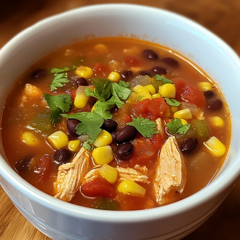 Chicken Taco Soup 5 Steps Ultimate Delicious