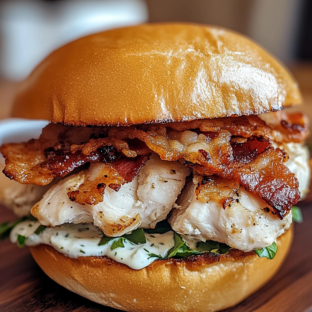 Chopped Chicken Bacon Ranch Sandwich 4 Servings Awesome Delicious