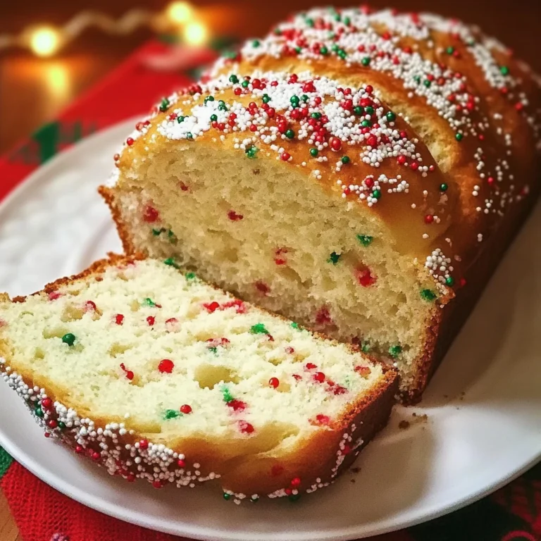 Christmas Sprinkle Buttermilk Bread 5 Steps Perfect Delicious