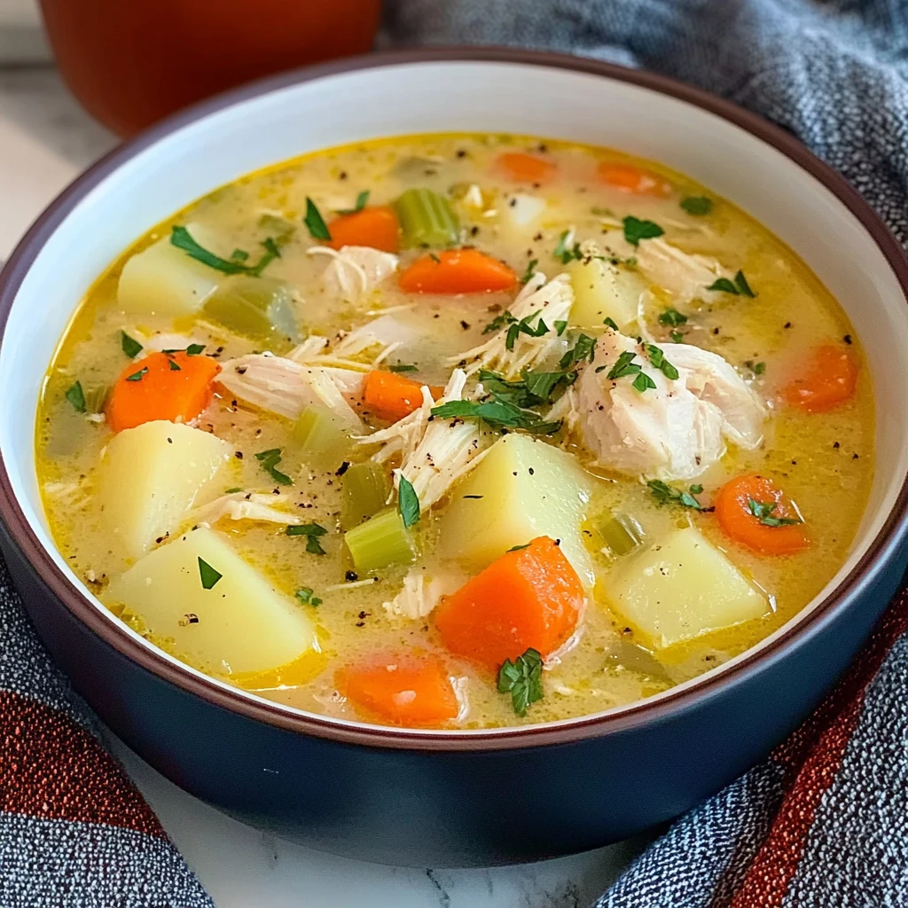 Comforting Chicken Soup with Potatoes 30 Minutes Easy Delicious
