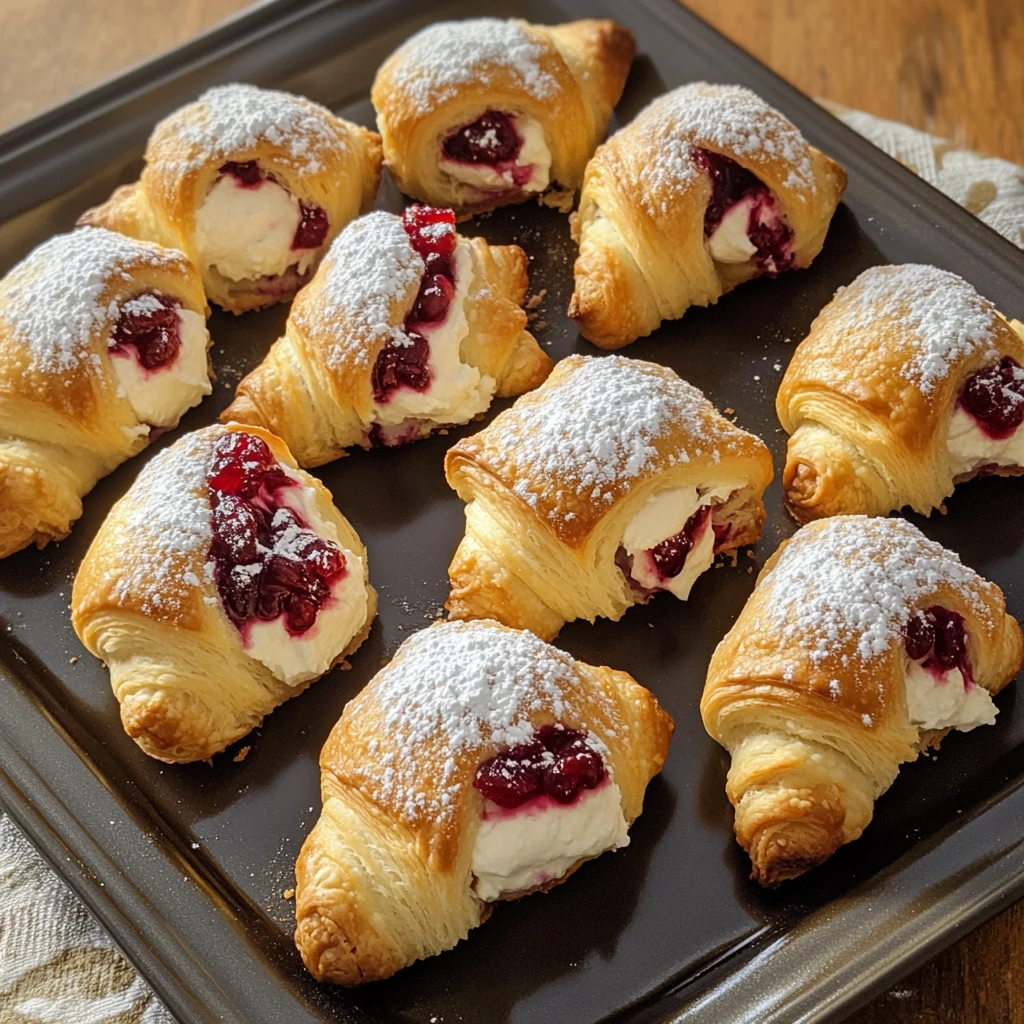 Cranberry Cream Cheese Crescent Bites 8 Ingredients Perfect Delicious