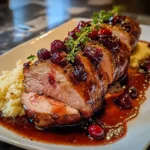 Cranberry Glazed Pork Tenderloin 30 Minutes Easy Delicious