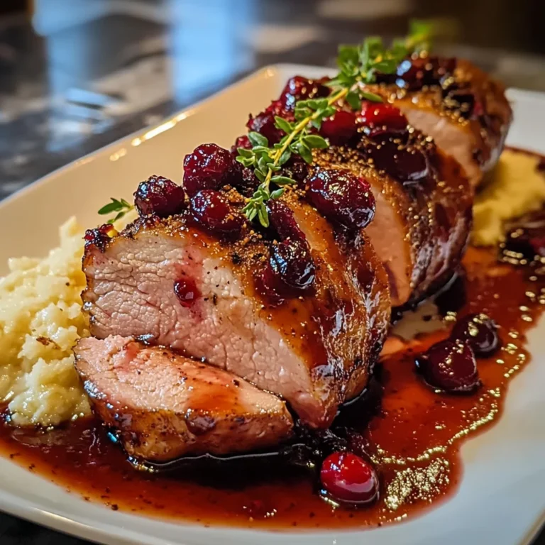 Cranberry Glazed Pork Tenderloin 30 Minutes Easy Delicious