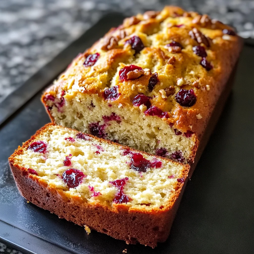 Cranberry Orange Bread 7 Ingredients Awesome Delicious
