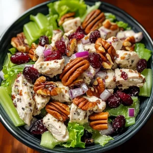 Cranberry Pecan Chicken Salad 4 Servings Perfect Delicious