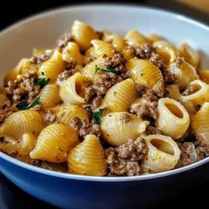 Creamy Beef and Shells 30 Minutes Ultimate Delicious