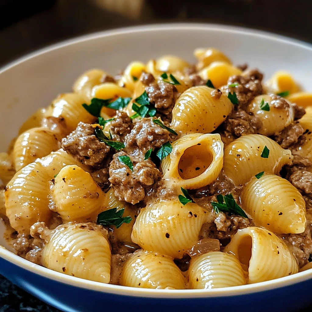 Creamy Beef and Shells 30 Minutes Ultimate Delicious