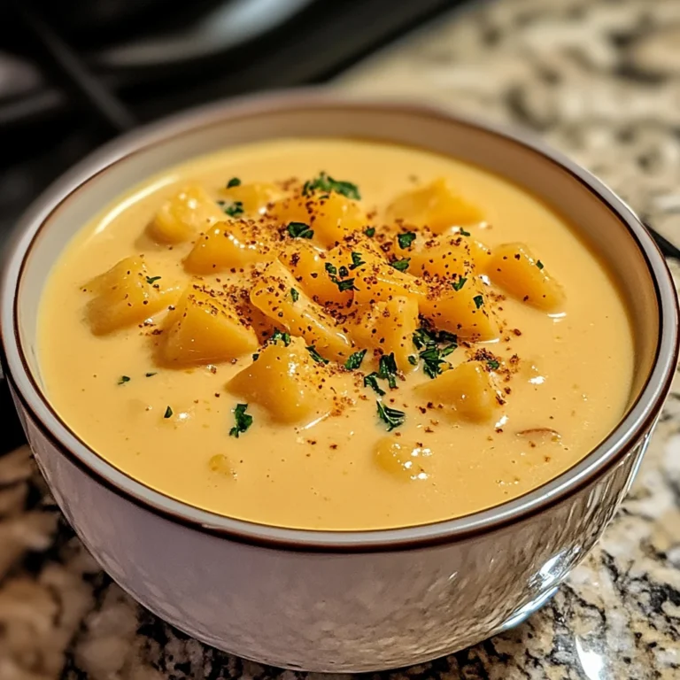 Creamy Beer Cheese Soup 4 Servings Easy Delicious