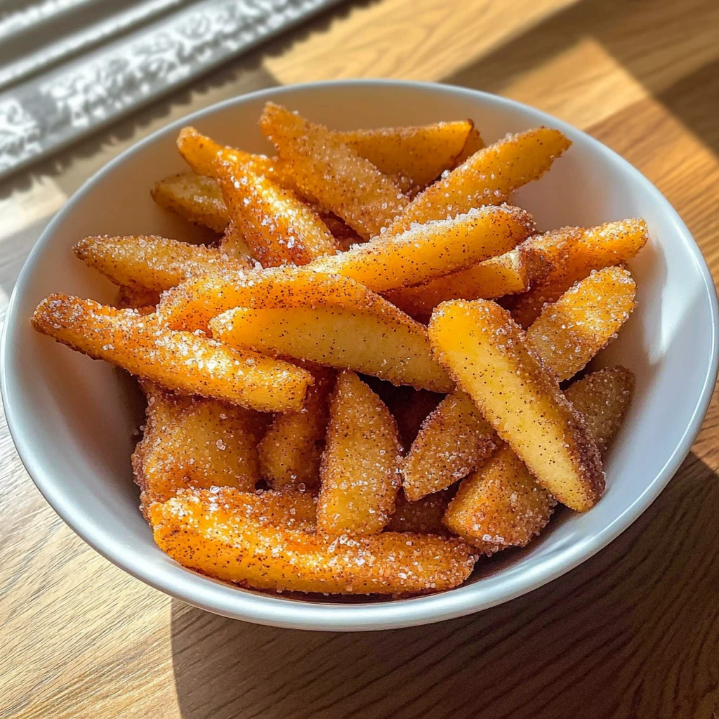 Crispy Air Fryer Apple Fries 8 Minutes Ultimate Delicious