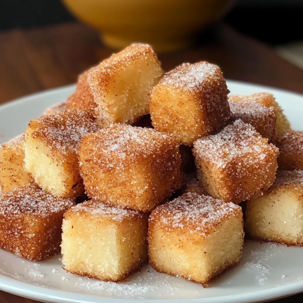 Crispy Angel Cake Churro Bites 4 Servings Ultimate Delicious
