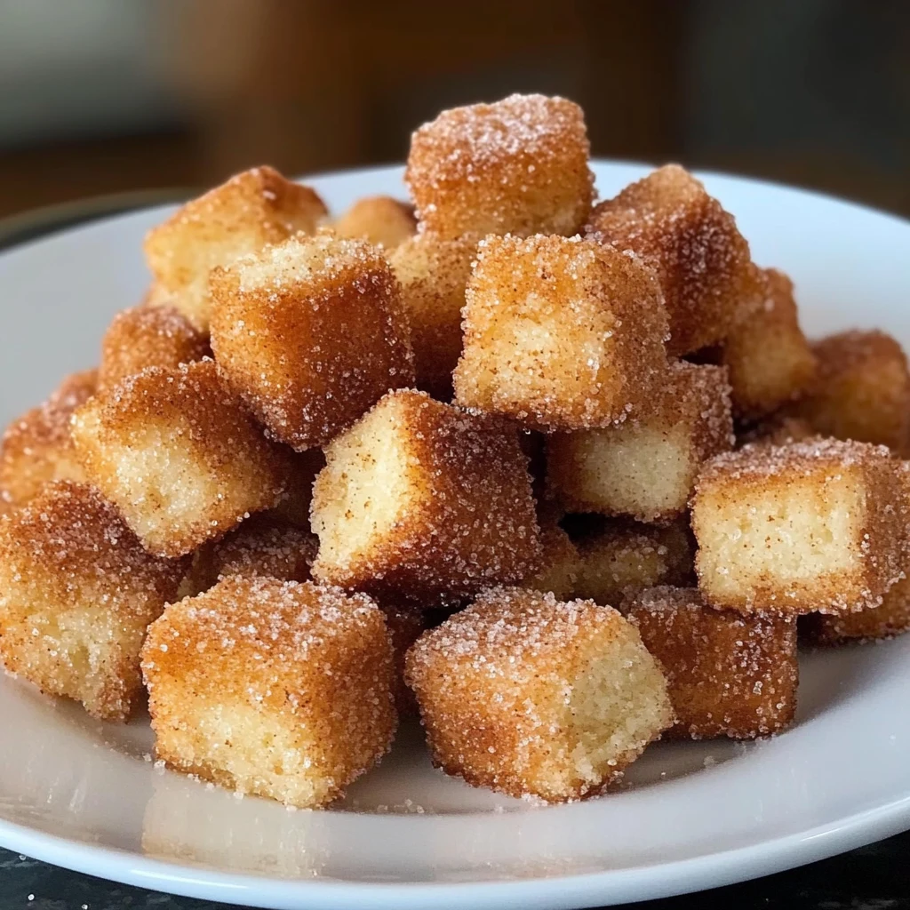 Crispy Angel Cake Churro Bites 4 Servings Ultimate Delicious