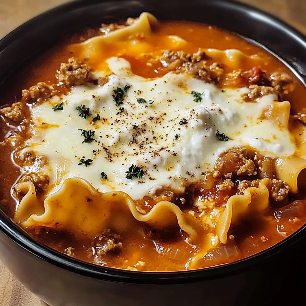 Delicious Crock Pot Lasagna Soup 4 Servings Easy Amazing