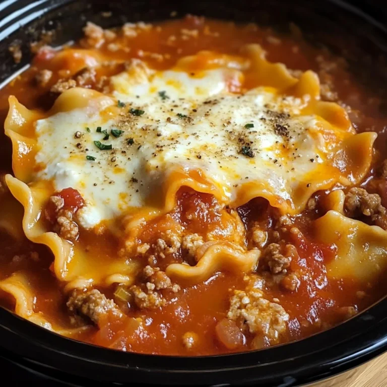 Delicious Crock Pot Lasagna Soup 4 Servings Easy Amazing