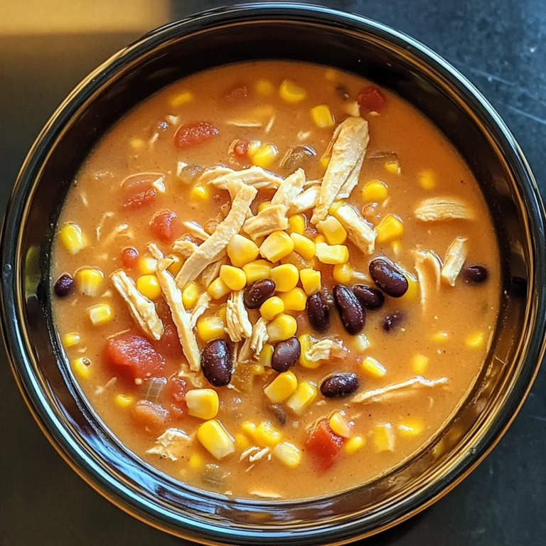 Crockpot Chicken Tortilla Soup 7 Ingredients Amazing