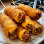 Deep-Fried Bacon Cheeseburger Corn Dogs - 8 Ingredients Awesome Delicious