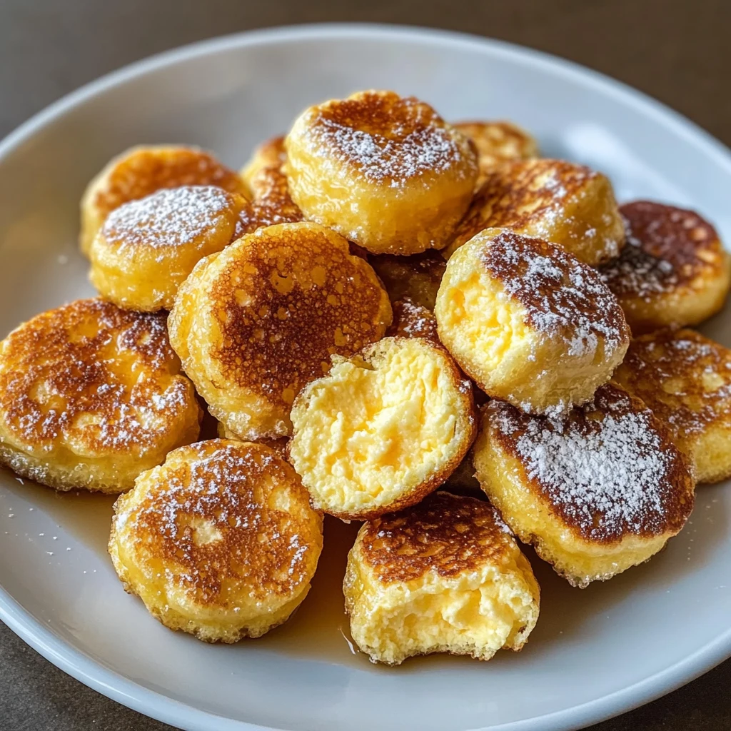Fluffy Scrambled Pancake Bites 4 Servings Easy Delicious