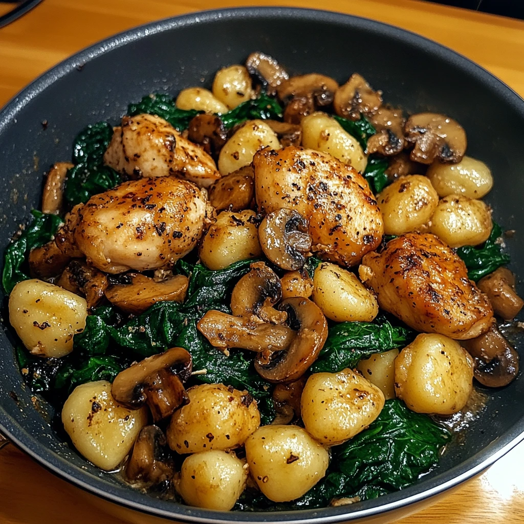 Garlic Chicken Gnocchi Skillet 30 Minutes Ultimate Delicious