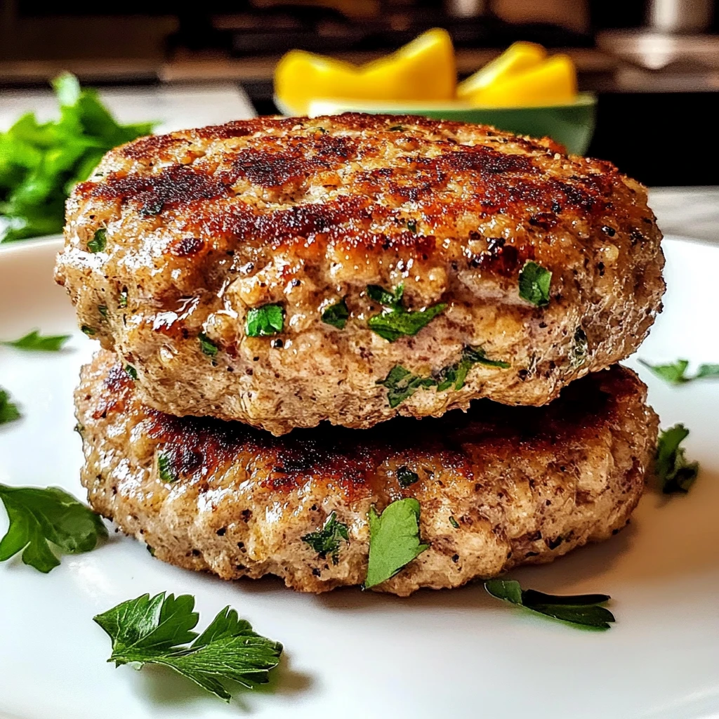 Ground Turkey Burger 4 Servings Easy Delicious