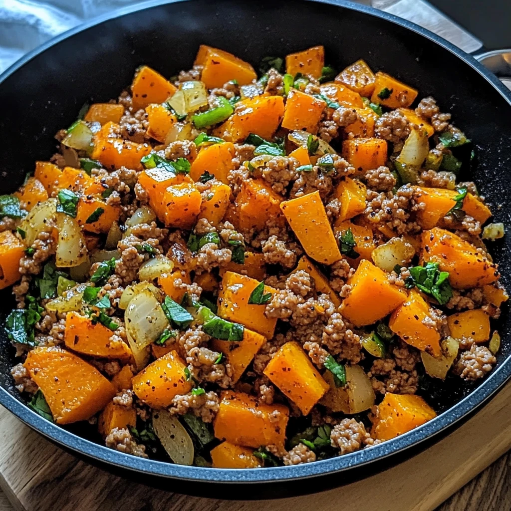 Ground Turkey Sweet Potato Skillet 30 Minutes Easy Delicious