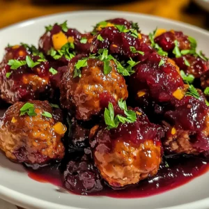 Holiday Cranberry Orange Meatballs 20 Minutes Easy Delicious