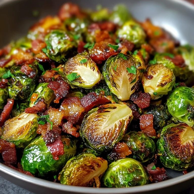 Maple Bacon Roasted Brussels 30 Minutes Outstanding Delicious